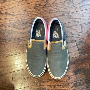 color block vans size 8.5